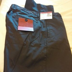 ALFANI Flat Front Slim Fit Espresso Dress Pants